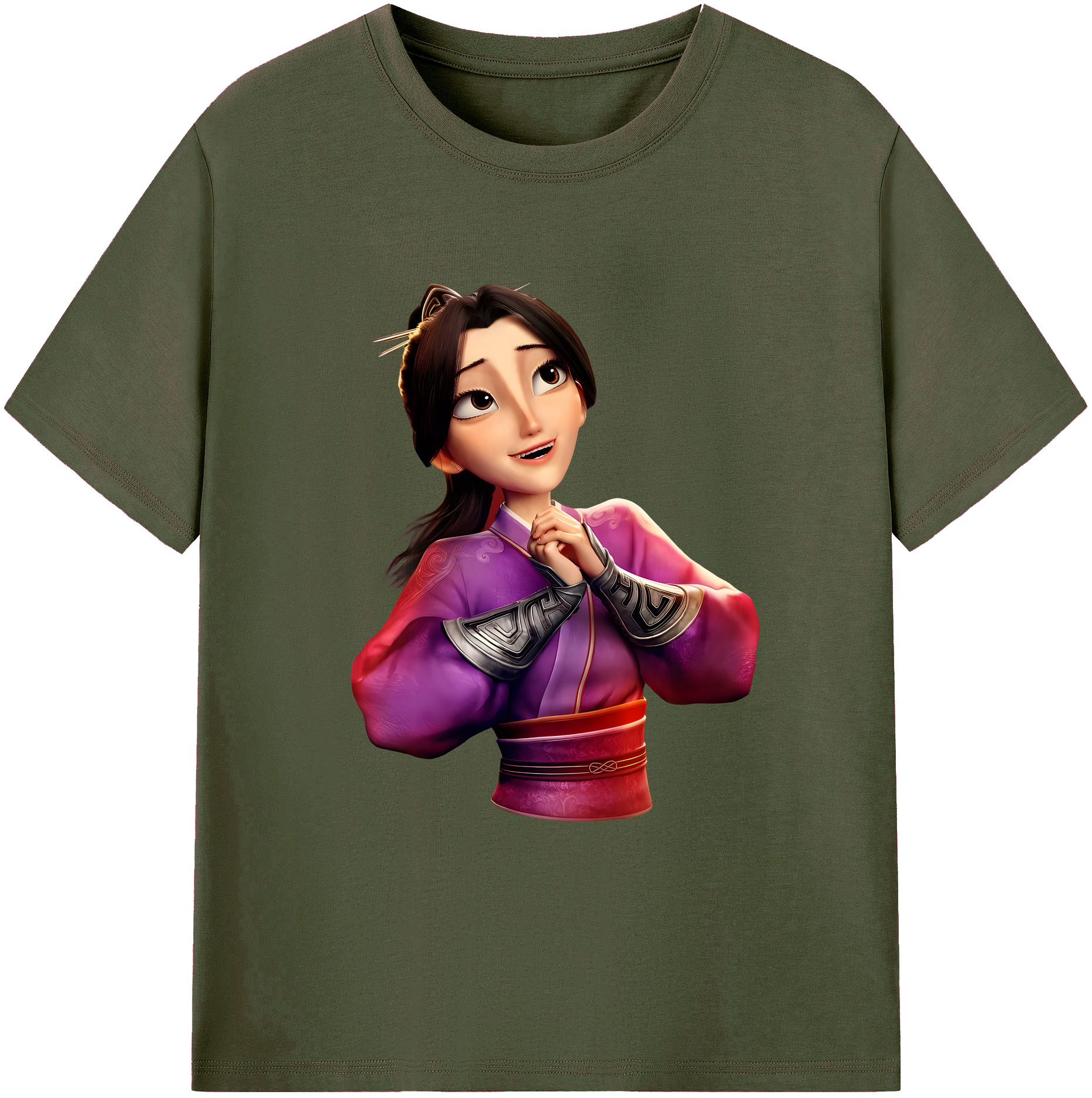 （画像用） Ne Zha 2 ナタ 魔童の大暴れ 綿100％ メンズ半袖Tシャツ｜肌触りやわらか＆通気性